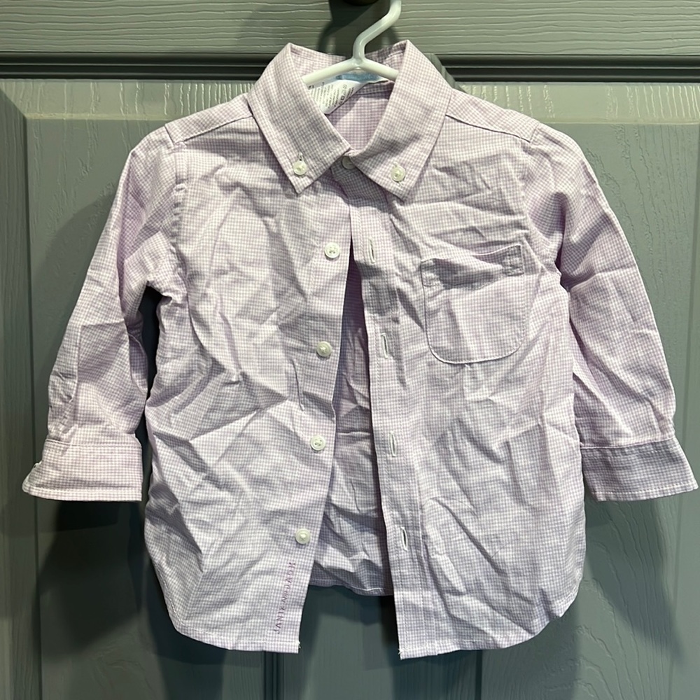 Janie and Jack Boys Plaid Button Down Shirt
